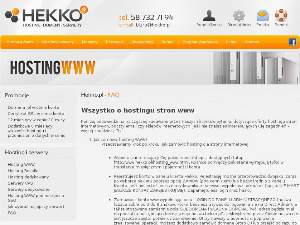 http://www.hekko.pl/hosting-faq.html